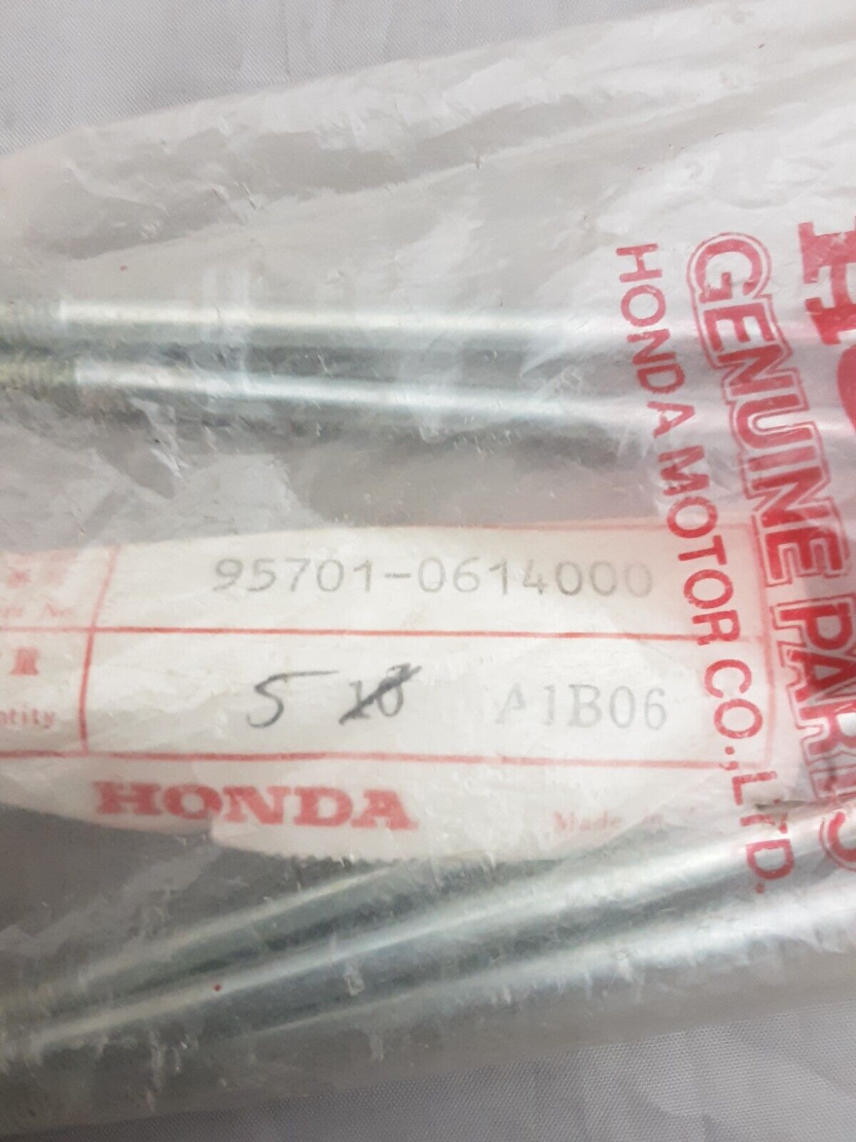 NEW GENUINE HONDA 95701-06140-00 BOLT, FLANGE (6X140) XL500 ASCOT FT500 1979-10