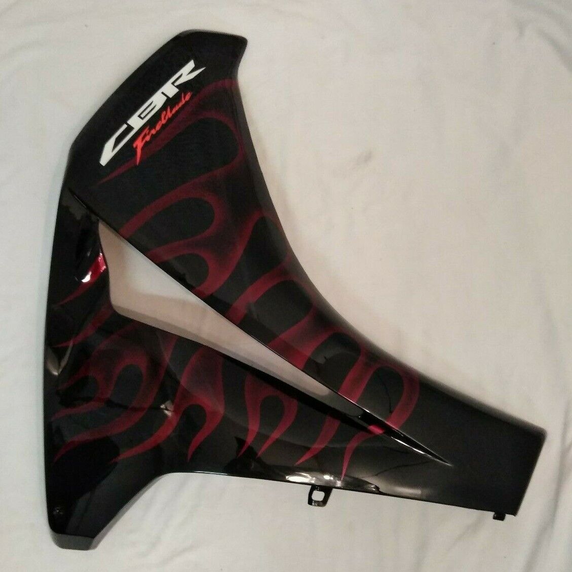 NEW HONDA RH Side Fairing CBR 1000 RR BLACK & CHERRY RED FLAME '08-'11