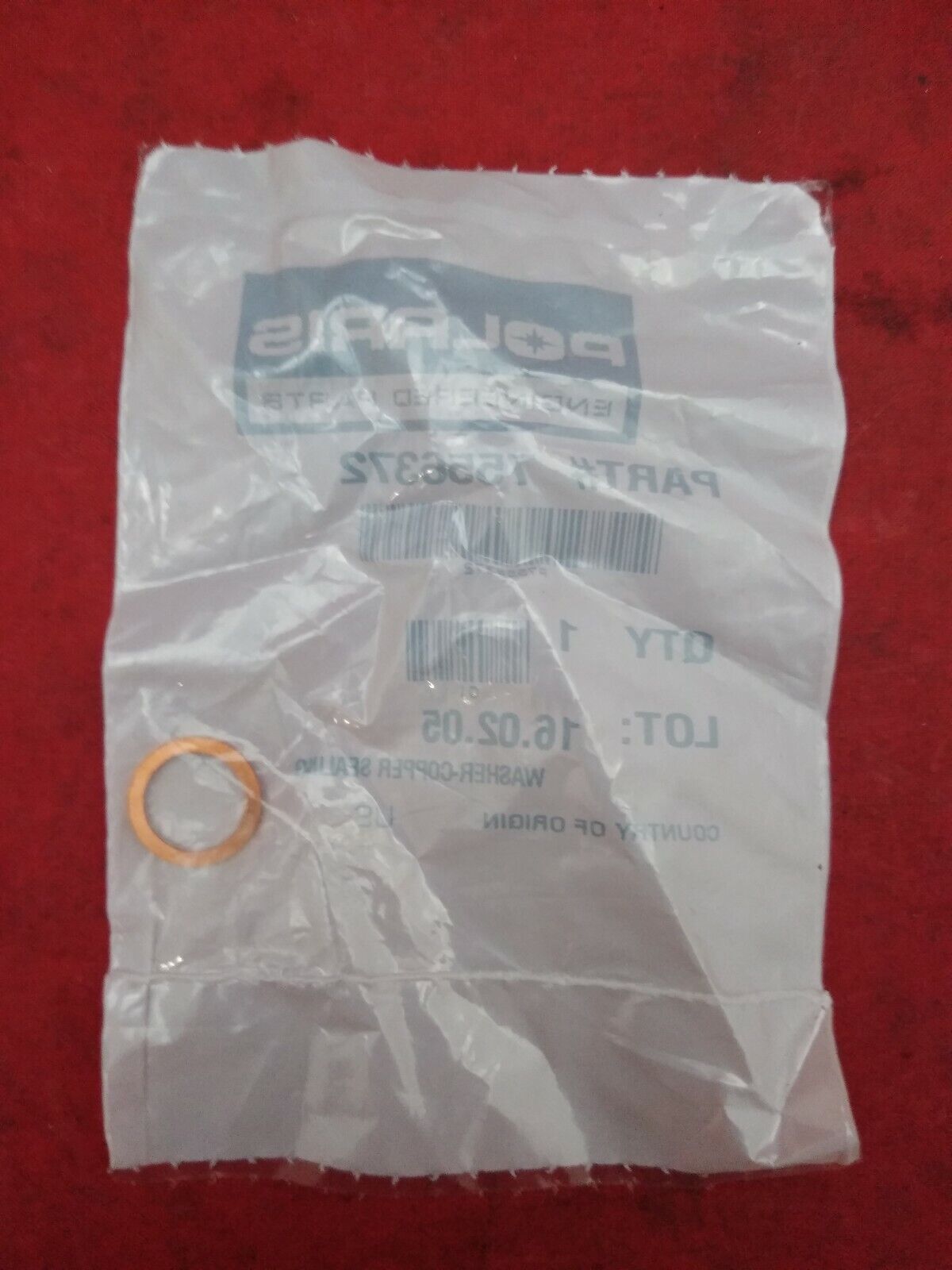 NEW Polaris OEM Washer 19X12X1.3 Copper, 5812232 / Lot of 3