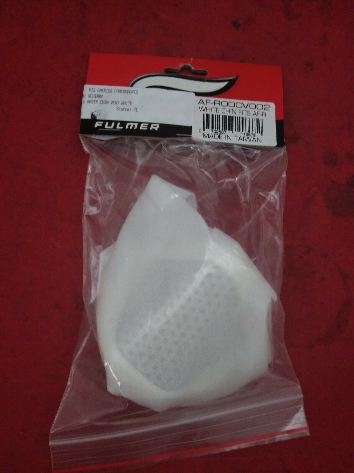 NEW FULMER Chin Vent / White / RCHIN02 / AF-ROOCV002 / AF-R