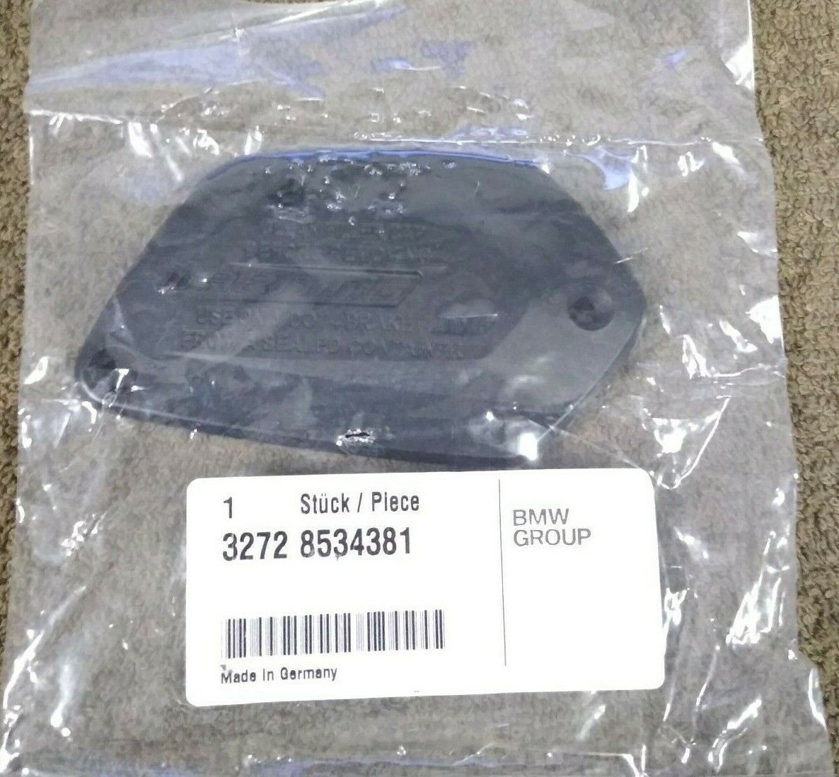 NEW BMW Hand Brake Lever Cover / Black / 32728534381