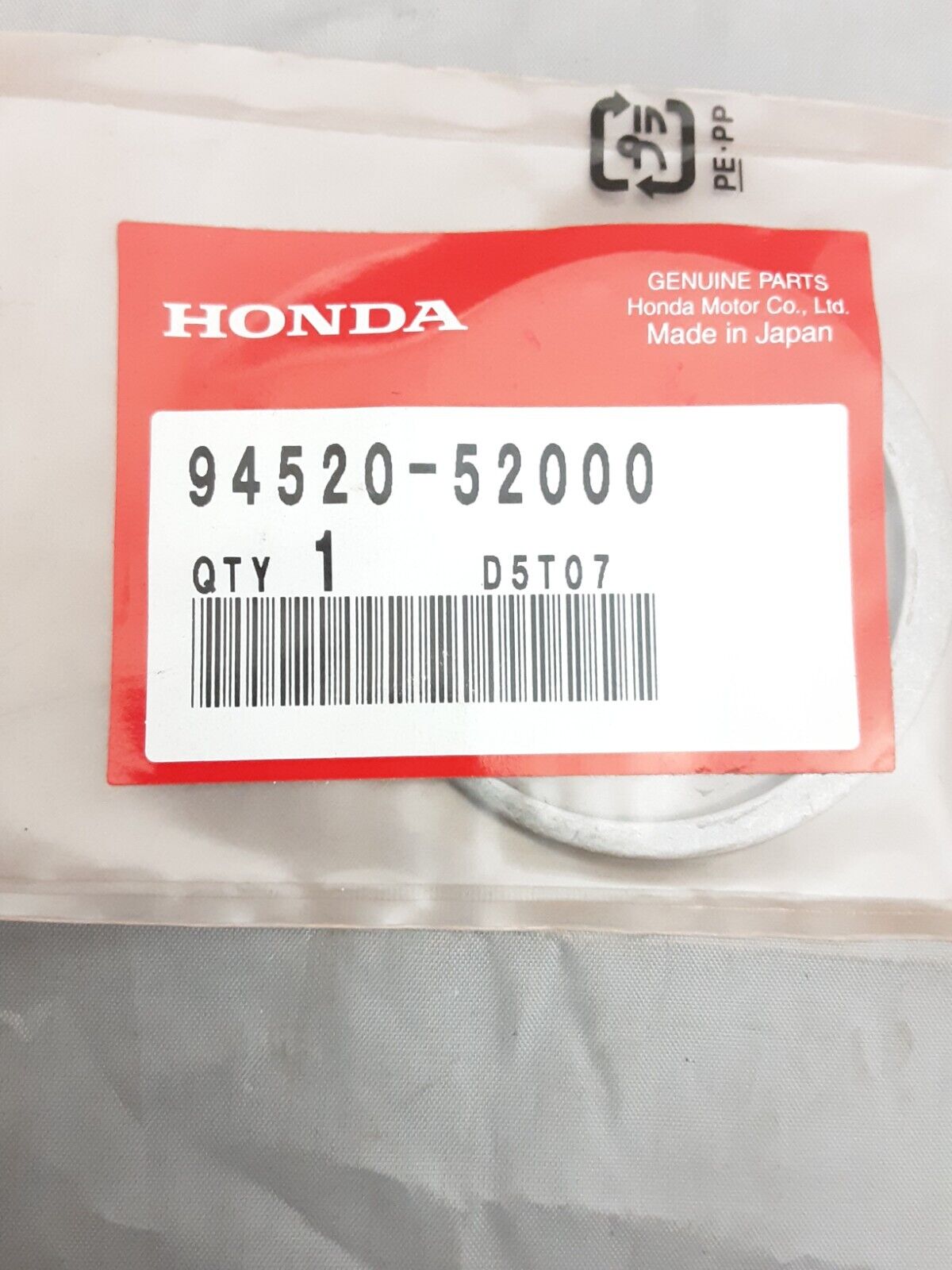 NEW GENUINE HONDA 94520-52000 CIRCLIP (52MM) FOURTRAX TRX350 1986