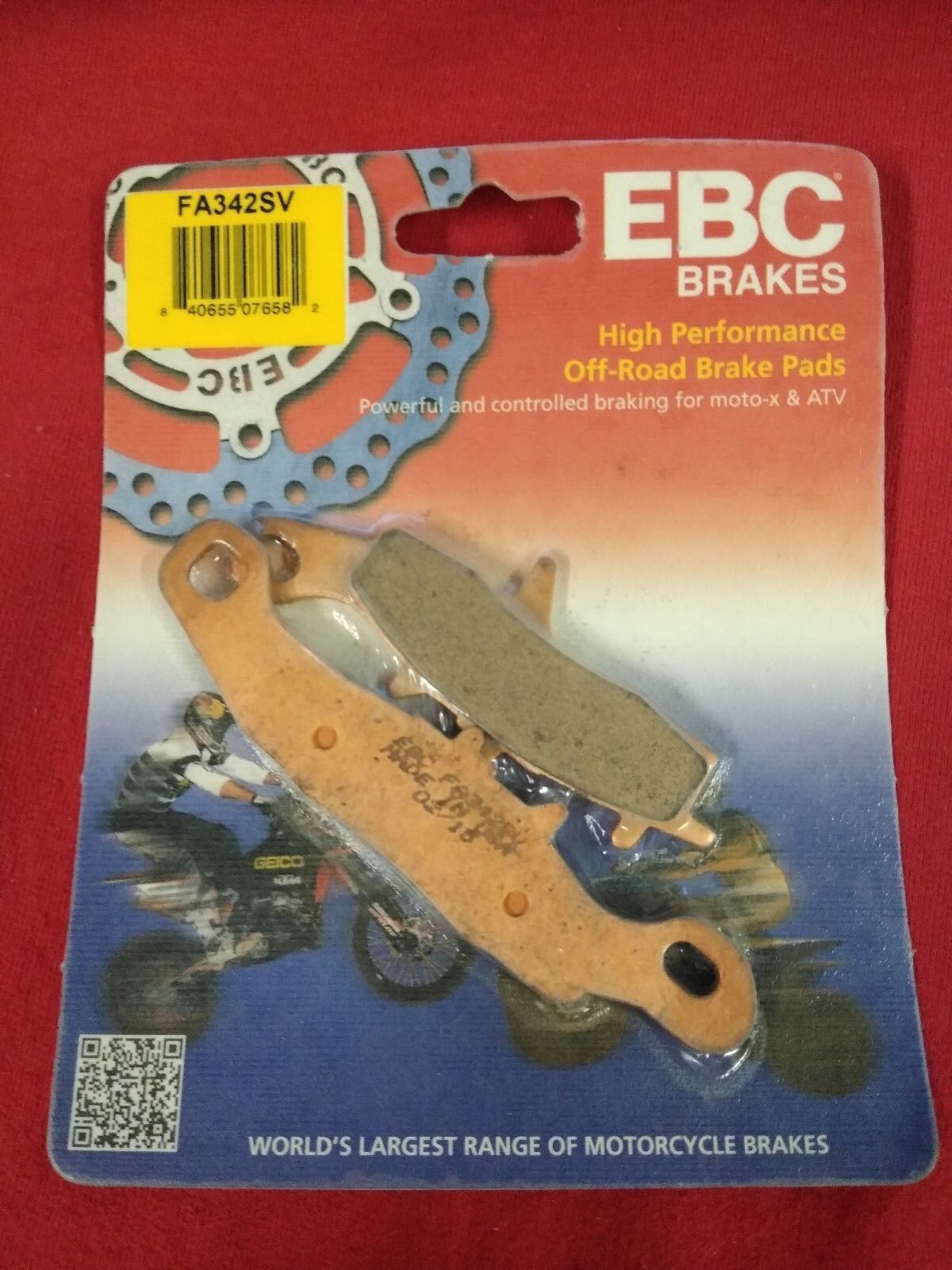 NEW EBC High Performance Off Road Brake Pad FA342SV