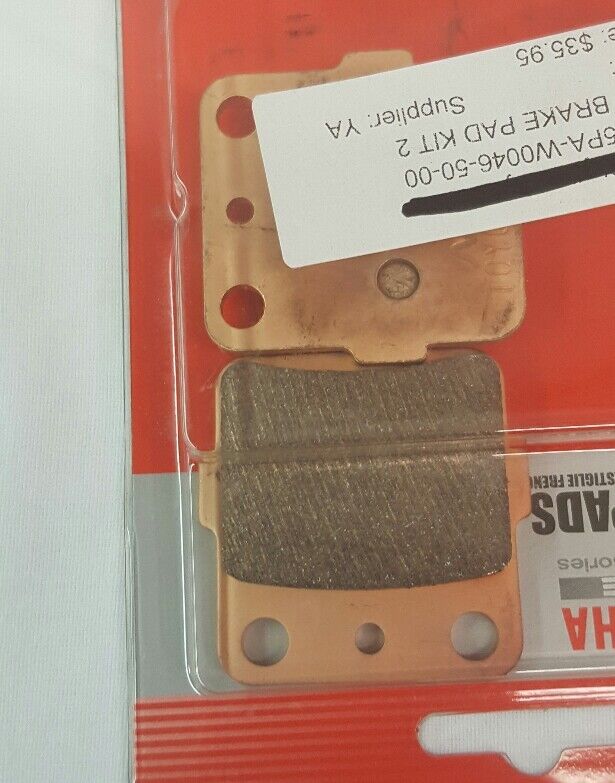 NEW GENUINE YAMAHA 5PA-W0046-50 Brake Pad Kit 2 2002-2013 YZ85, YZ85W1, YZ 85