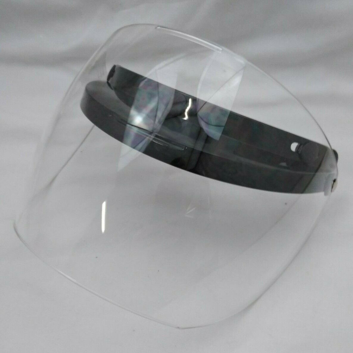 New ECHO 3 Snap Half Helmet Face Shield Visor / Hard Coated Clear / 02-205