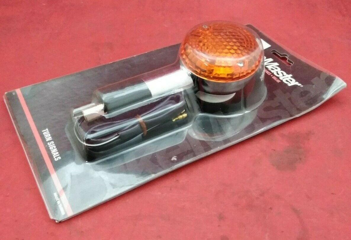 NEW BikeMaster Stock / OEM Turn Signals 26-3036 / Chrome