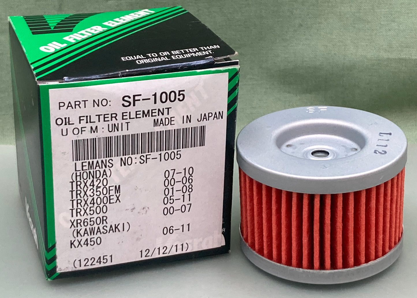 New Genuine Vesrah SF-1005 Oil Filter Element