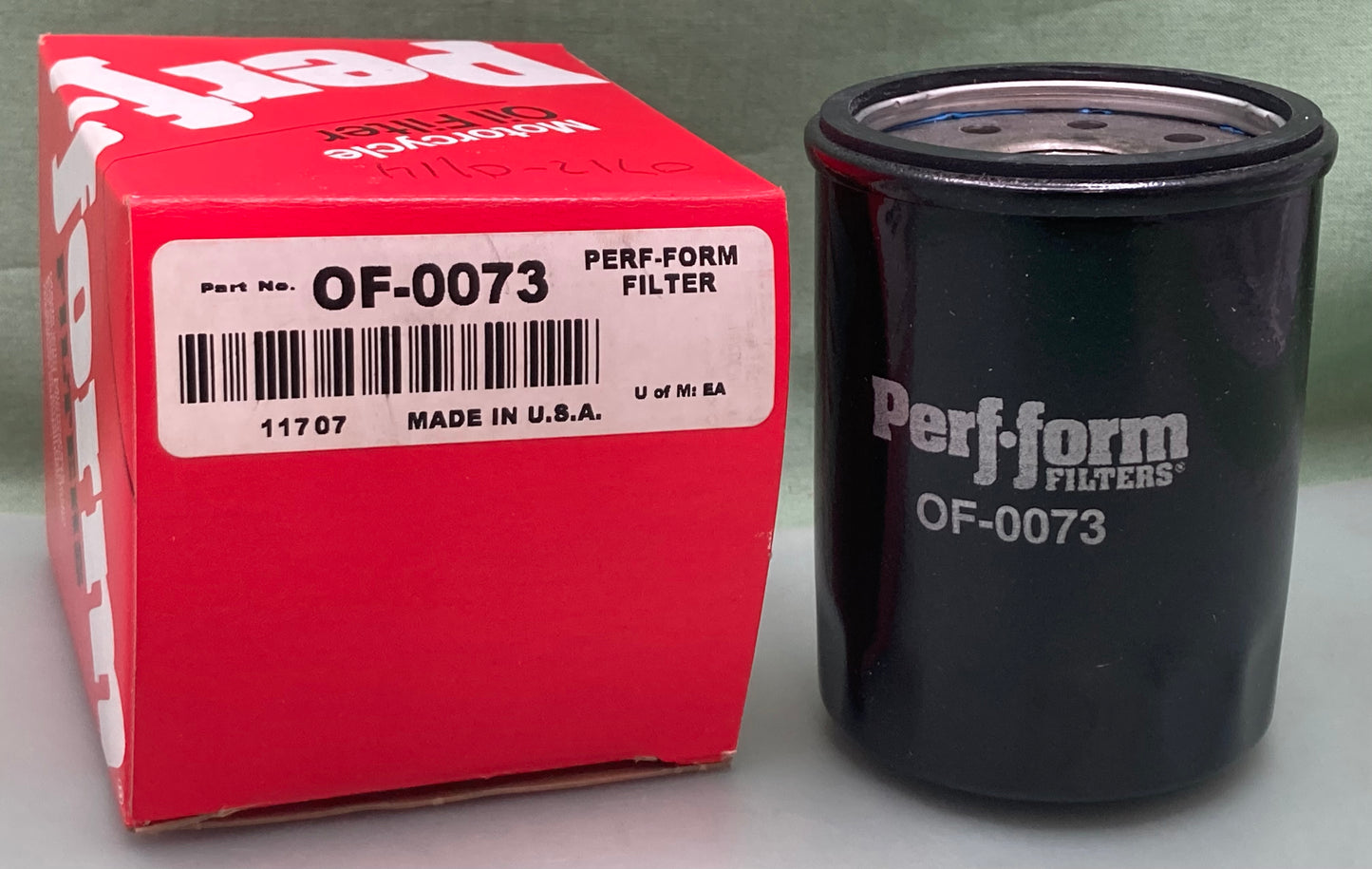 New Genuine Perf-Form OF-0073 Motorcycle Oil Filter