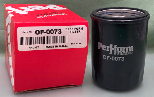 New Genuine Perf-Form OF-0073 Motorcycle Oil Filter