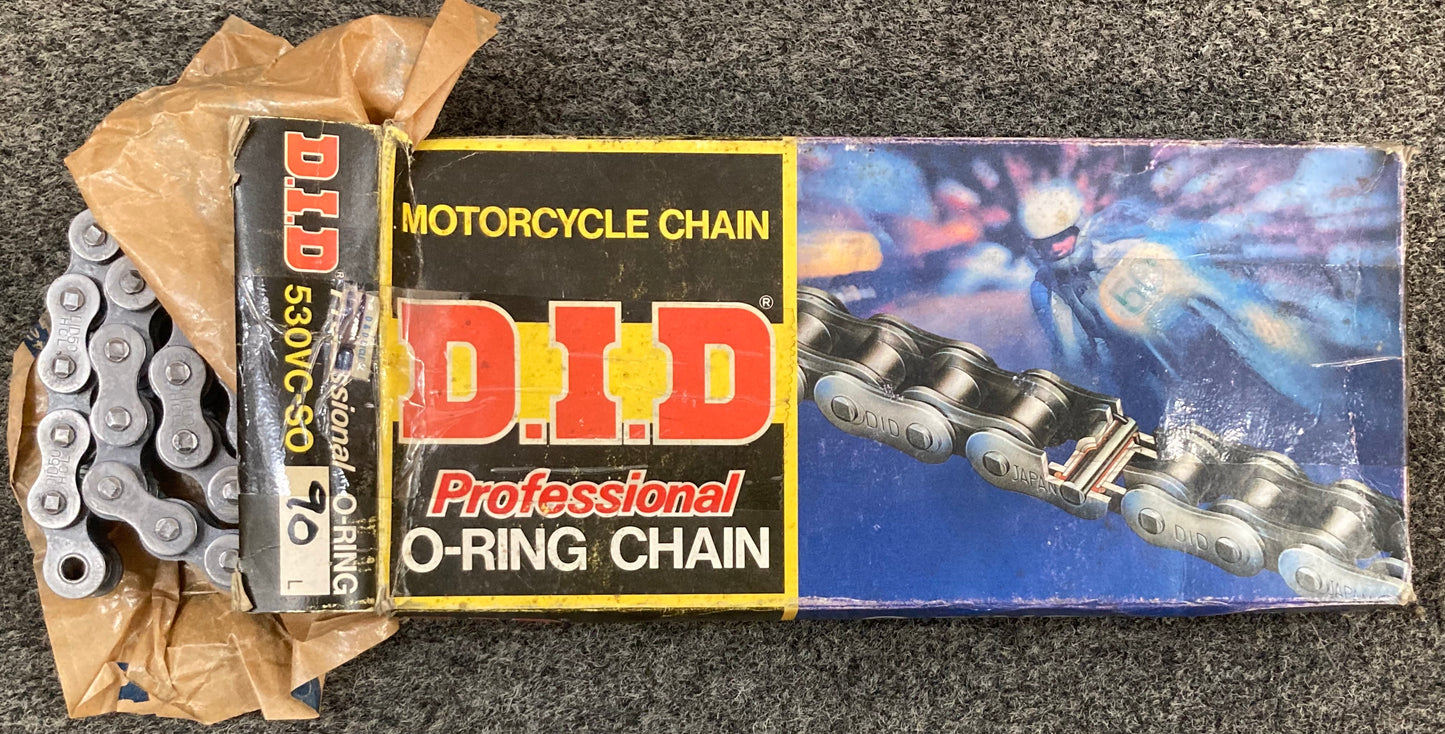 New Genuine Daido Kogyo 530VC-90L Pro M/C O-Ring Chain 90 Link