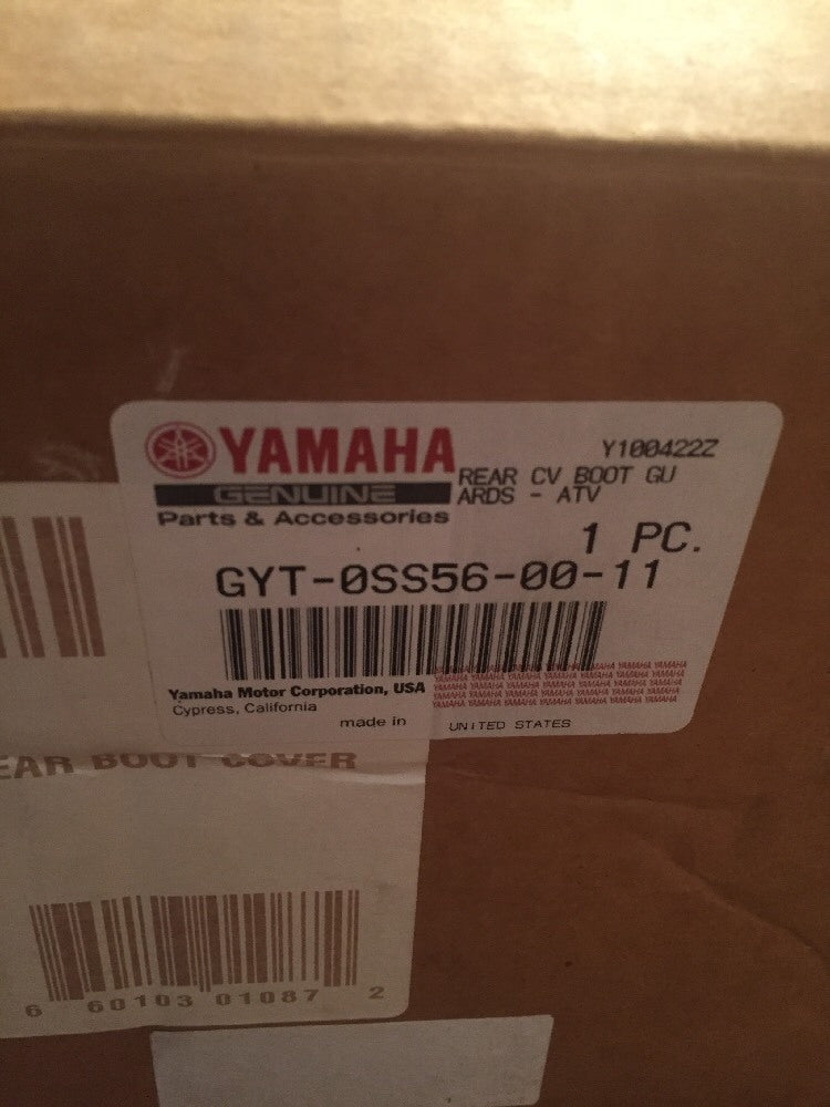 NEW GENUINE YAMAHA Rear Cover Boot Guards - ATV GYT-0SS56-00-11 Cycle Country