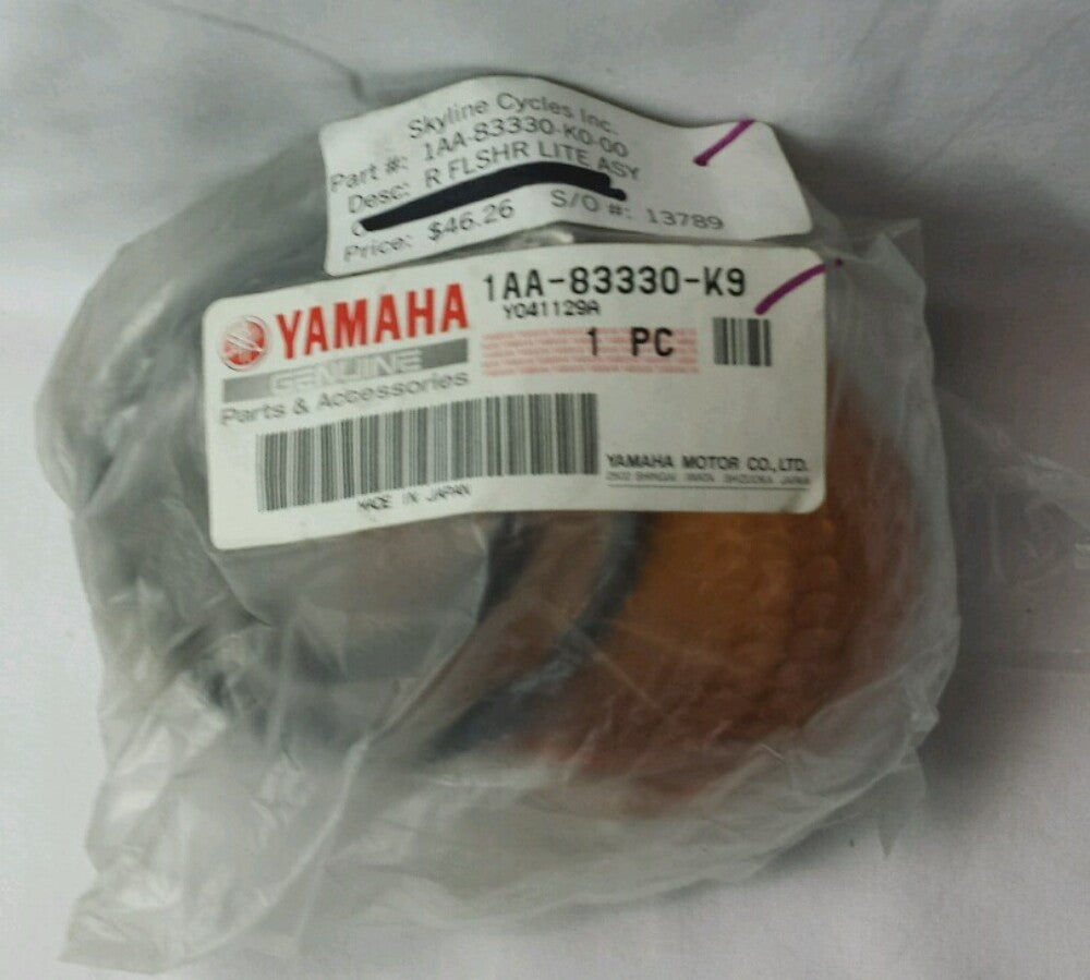 NEW GENUINE YAMAHA 1AA-83330-K0-00 REAR FLASHER LIGHT ASSEMBLY 1 VIRAGO XV700