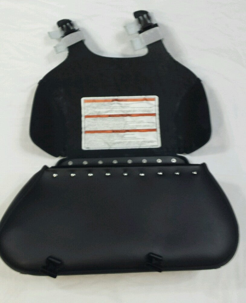 NEW GENUINE YAMAHA STR-GA73-00-00 Black Plain Saddle Bag Set