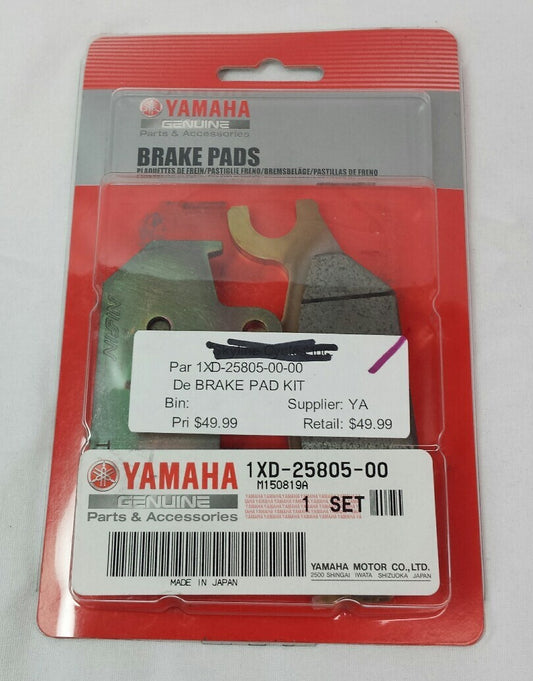 NEW GENUINE YAMAHA 1XD-25805-00 Brake Pad Kit Viking 700 Wolverine Hunter