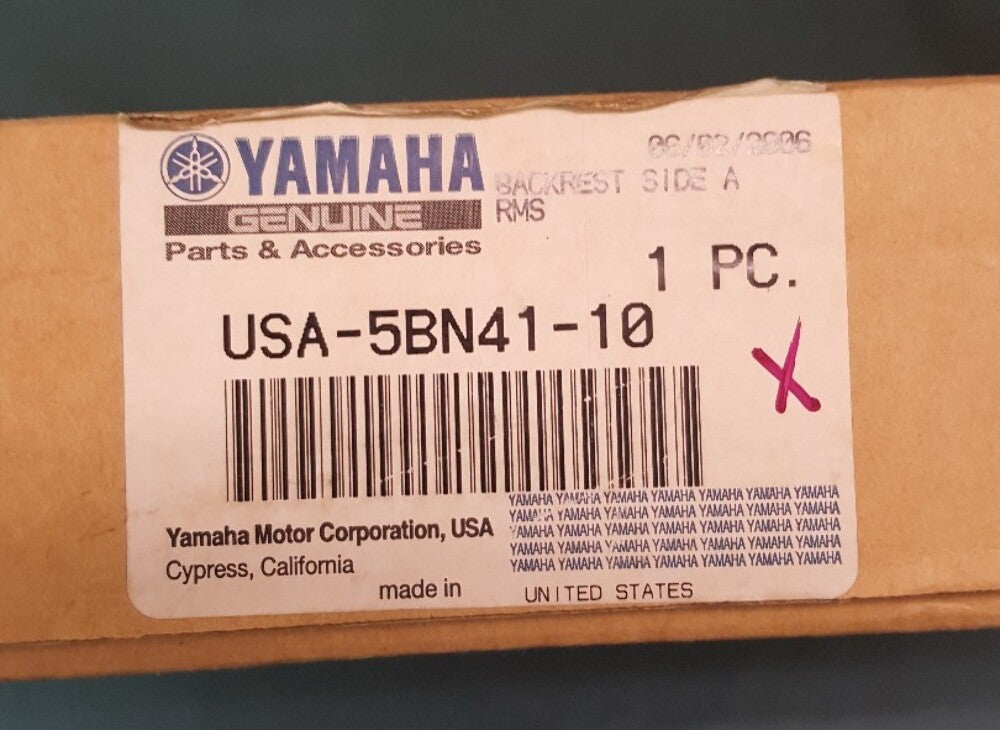 NEW GENUINE YAMAHA USA-5BN41-10 BACKREST SIDE ARMS V Star 650 Silverado XVS650