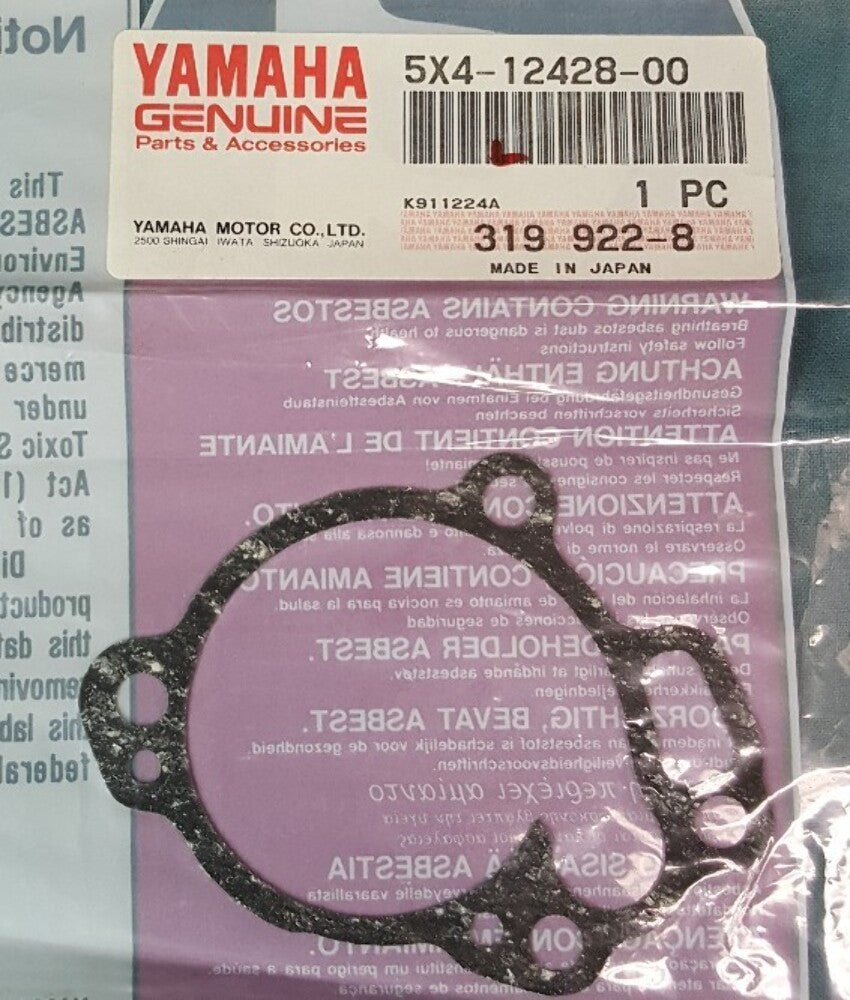 NEW GENUINE YAMAHA 5X4-12428-00/ 5X4-12428-01-00 QTY 2 GASKET,HSNG CVR2 YZ125J