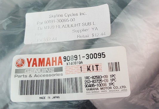 NEW GENUINE YAMAHA 90891-30095-00 MT09 HEADLIGHT SUB LEAD KIT