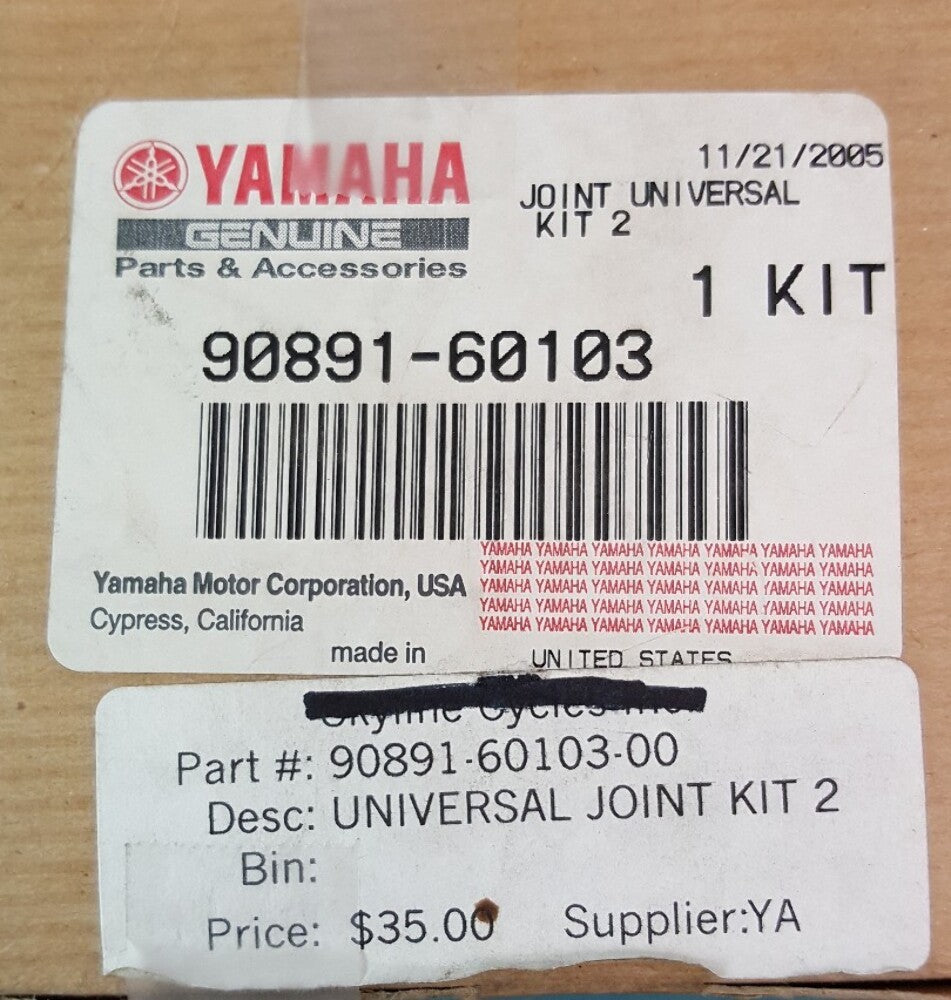 NEW GENUINE YAMAHA 90891-60103 JOINT UNIVERSAL KIT 2 YFM250 350 400 450
