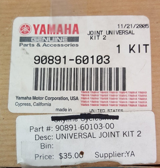 NEW GENUINE YAMAHA 90891-60103 JOINT UNIVERSAL KIT 2 YFM250 350 400 450