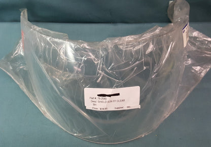 NEW WPS Motorcycle Helmet Face Shield Sun FF Clear 76-2580