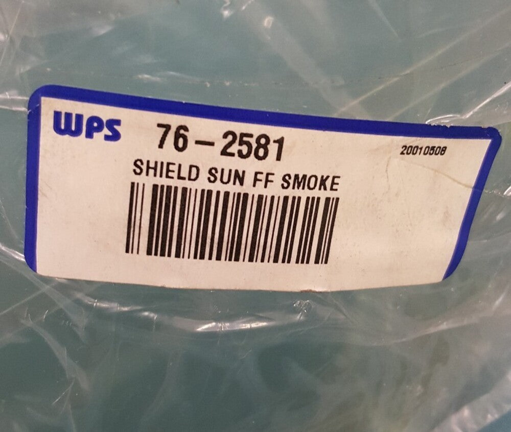 NEW WPS Motorcycle Helmet Face Shield Sun FF Smoke 76-2581