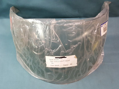 NEW WPS Motorcycle Helmet Face Shield Sun FF Smoke 76-2581