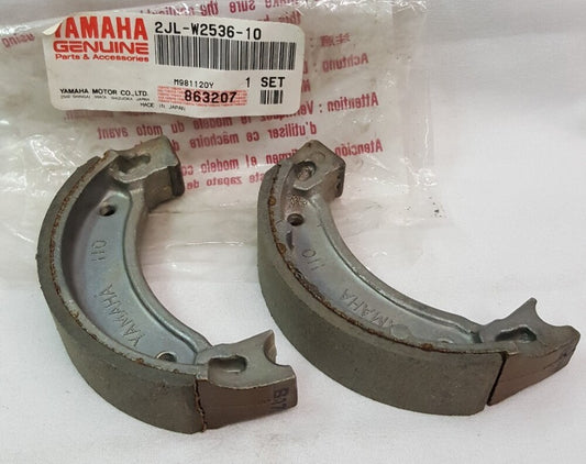 NEW GENUINE YAMAHA 2JL-W2536-10 BRAKE SHOE SET BIG WHEEL BW350 TRAILWAY TW200