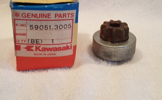 NEW GENUINE KAWASAKI 59051-3005 PINION ASSY-STARTER JS440 JS550 1977-91