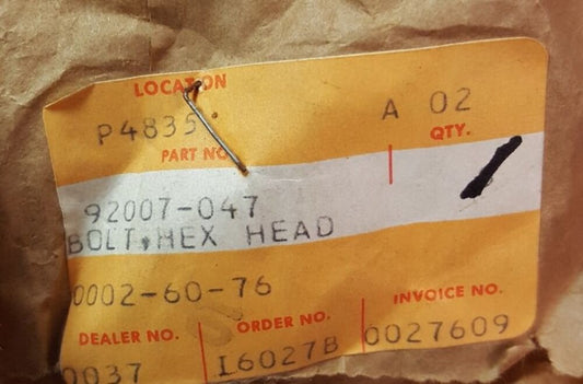 NEW GENUINE KAWASAKI 92007-047 HANDLEBAR BOLT, HEX CSR KZ650 KZ650 KZ305 KZ550