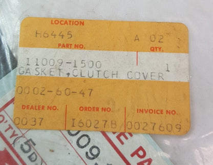NEW GENUINE KAWASAKI 11009-1500 GASKET CLUTCH COVER Ninja ZX600 Eliminator ZL600