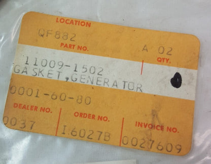 NEW GENUINE KAWASAKI 11009-1502/11060-1150 GASKET GENERATOR COVE Ninja ZX600