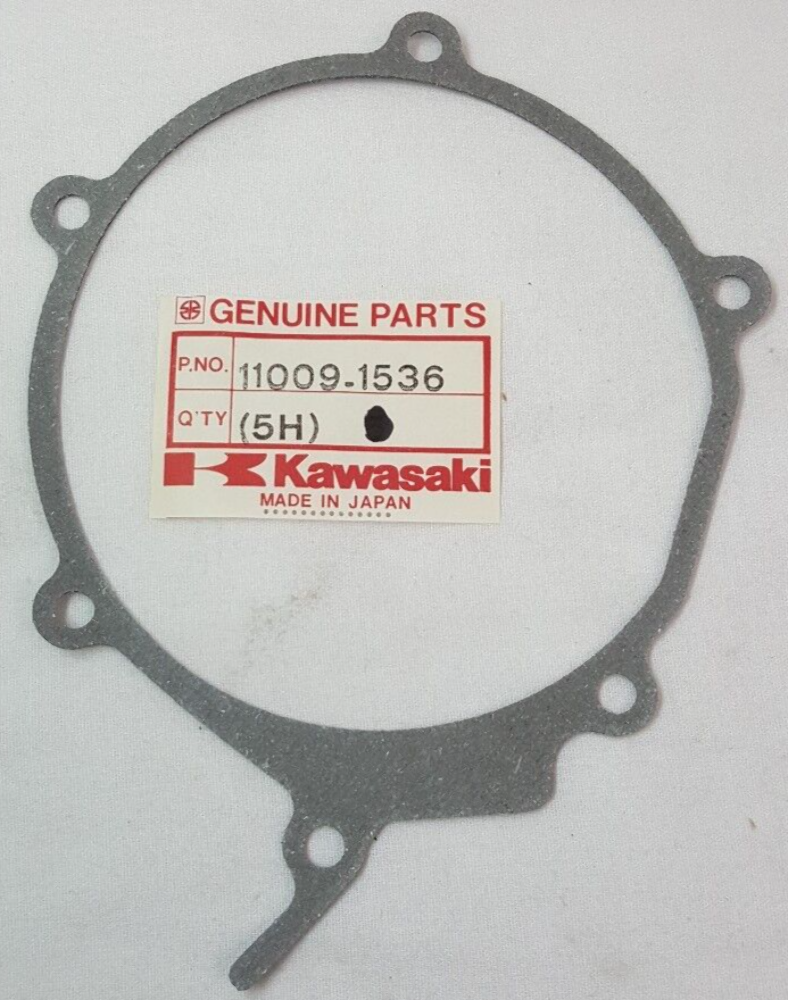NEW GENUINE KAWASAKI 11009-1536 (QTY 2) GASKET GENERATOR KDX80 Big Wheel KX80