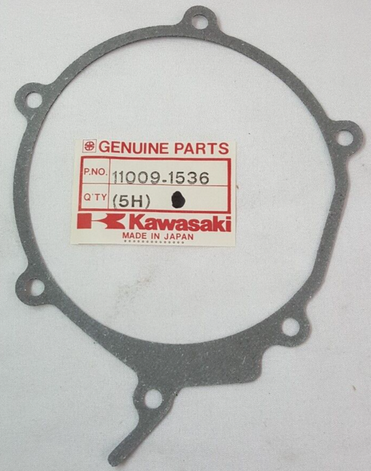 NEW GENUINE KAWASAKI 11009-1536 (QTY 2) GASKET GENERATOR KDX80 Big Wheel KX80