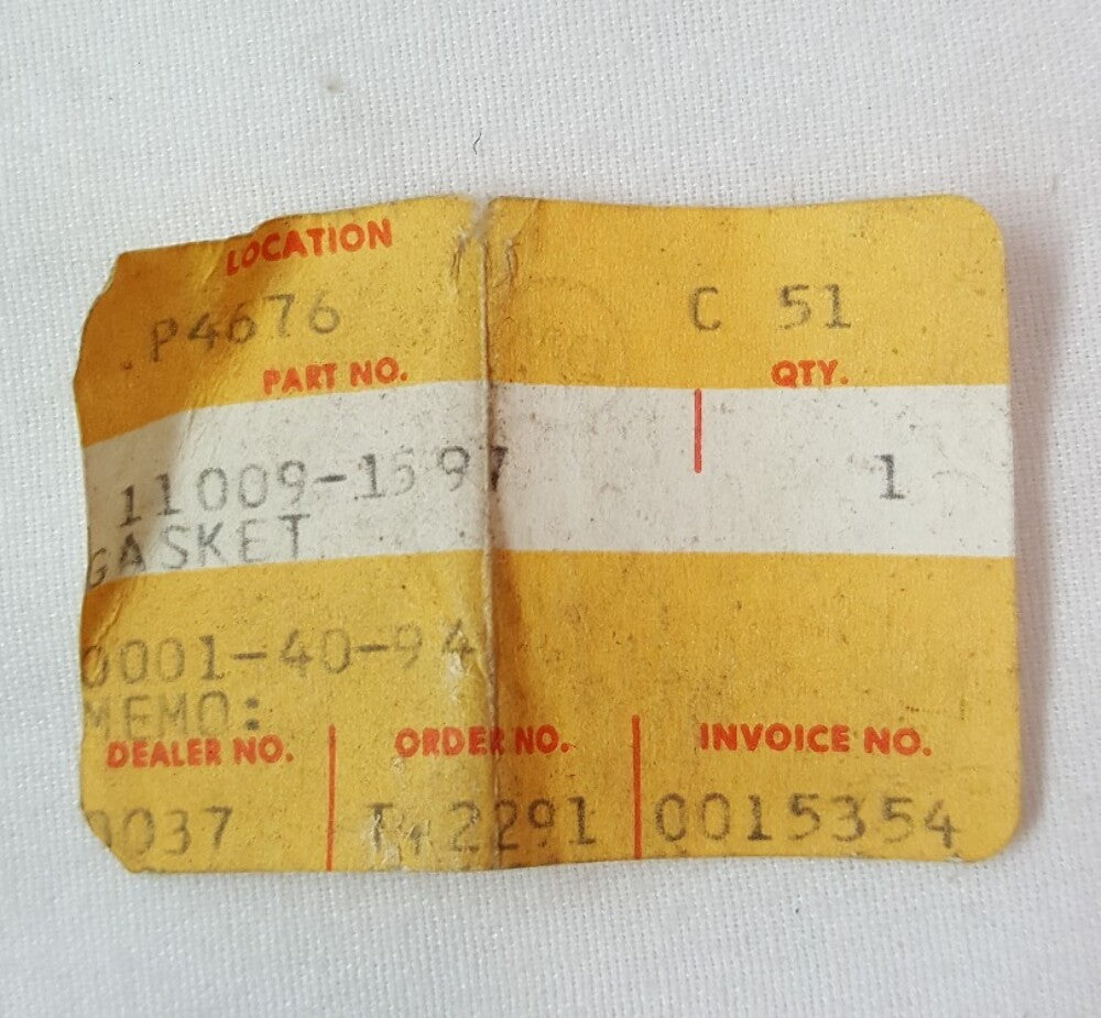 NEW GENUINE KAWASAKI 11009-1597 GASKET, COVER, LH Mojave KLF110 1987-88