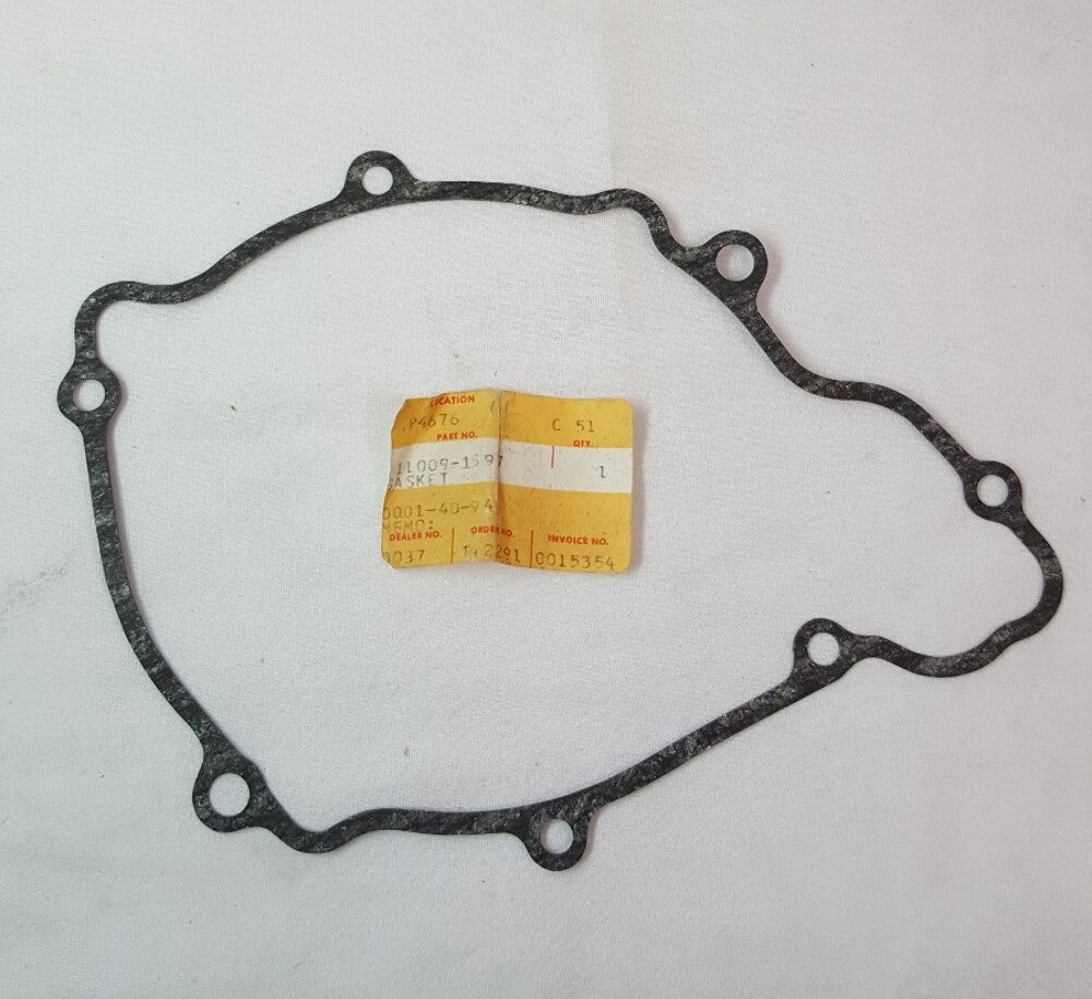 NEW GENUINE KAWASAKI 11009-1597 GASKET, COVER, LH Mojave KLF110 1987-88