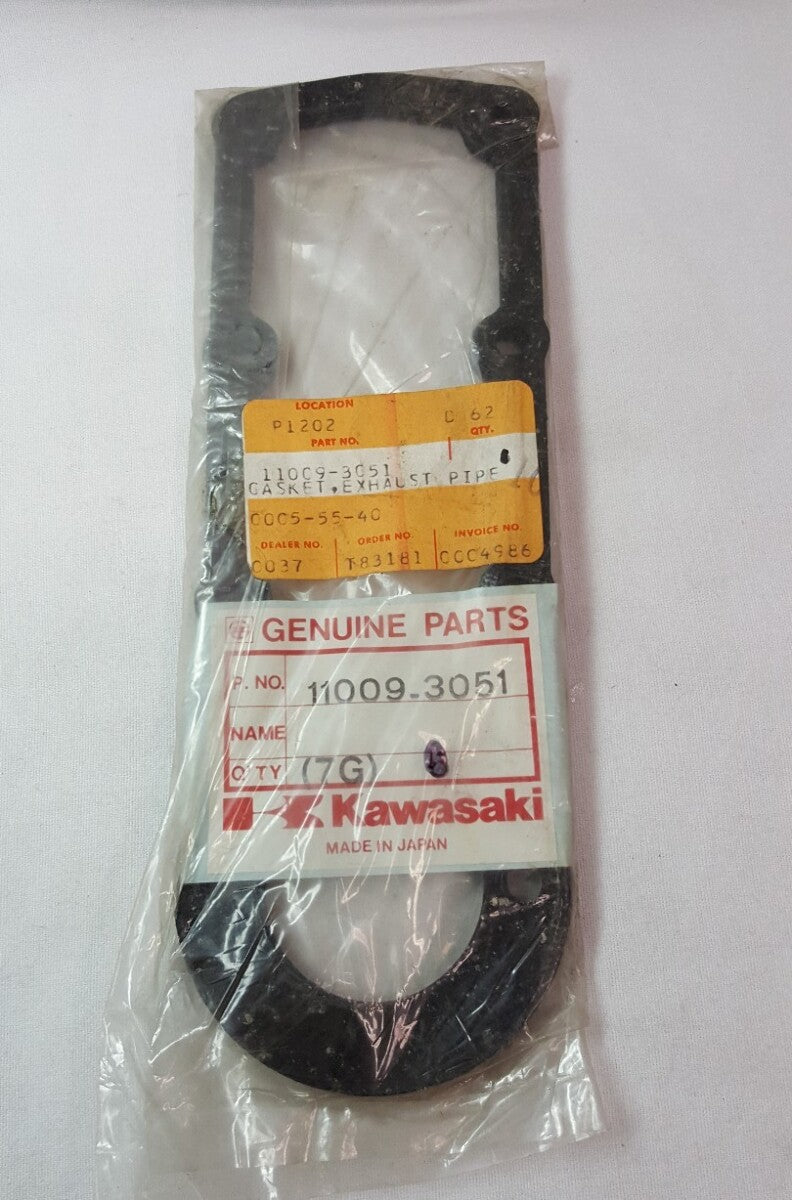 NEW GENUINE KAWASAKI 11009-3051 (QTY 5) Exhaust Pipe Gasket JS550 1982-1985