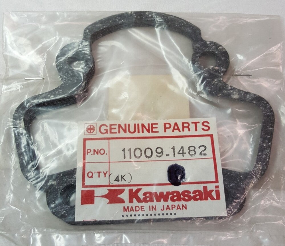 NEW GENUINE KAWASAKI 11009-1482 (QTY 2) GASKET, CYLINDER BASE KX80-E3 1985