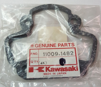 NEW GENUINE KAWASAKI 11009-1482 (QTY 2) GASKET, CYLINDER BASE KX80-E3 1985