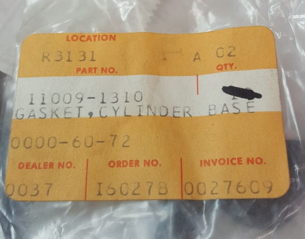 NEW GENUINE KAWASAKI 11009-1310 GASKET, CYLINDER BASE KDX80 KX60 KX80 1984-98