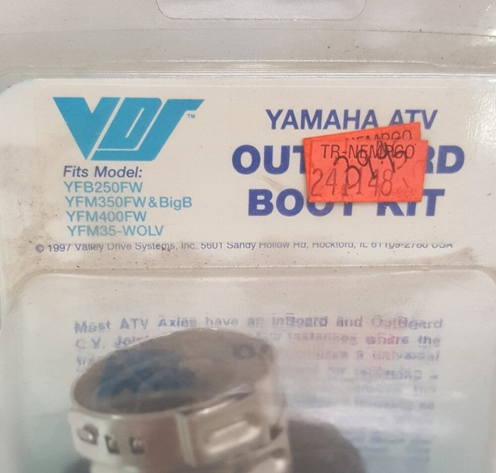 NEW VDS 06482 YAMAHA OUTBOARD BOOT KIT YFB250 YFM350 YFM400 YFM35