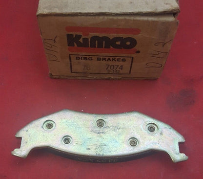NOS Kimco 7074 D-142 76 Disc Brakes Front