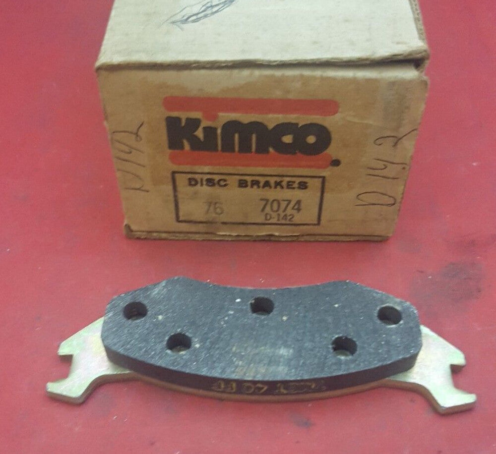 NOS Kimco 7074 D-142 76 Disc Brakes Front