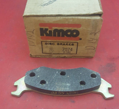 NOS Kimco 7074 D-142 76 Disc Brakes Front