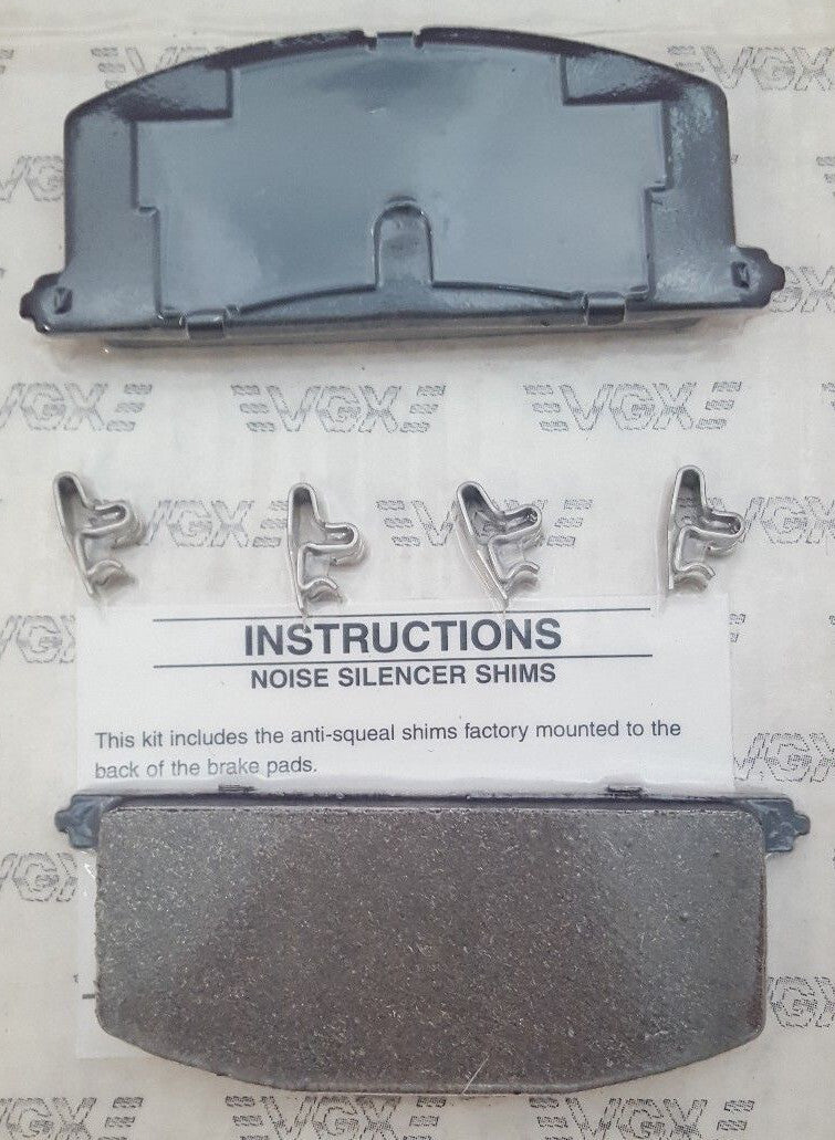 NOS VGX MF242K2 Semi-Met Complete Brake Kit