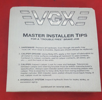 NOS VGX MF257K Metallic Disc Brake Pad Kit