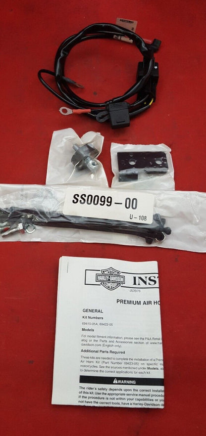 NEW Harley-Davidson 69422-05 Installation Super Loud Horn Kit