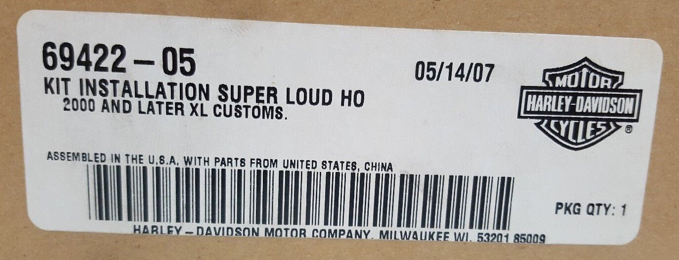 NEW Harley-Davidson 69422-05 Installation Super Loud Horn Kit