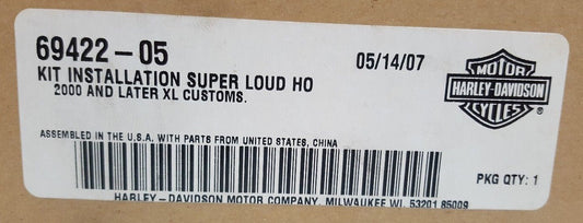 NEW Harley-Davidson 69422-05 Installation Super Loud Horn Kit