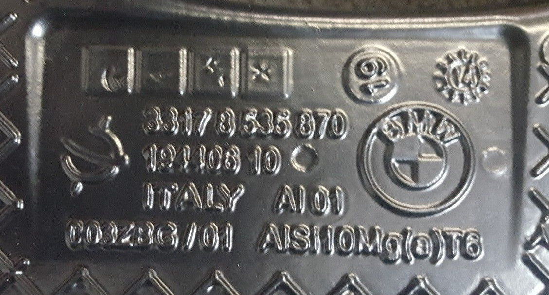 NEW BMW 33178535865 REAR WHEEL FORK ARM SCHWARZ