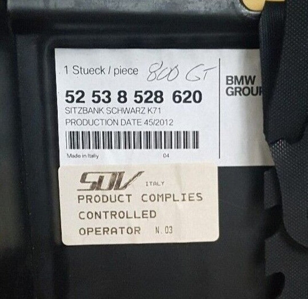 NEW BMW 52538528620 High Comfort Saddle Seat F800GT